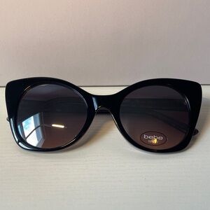 Bebe Bold Black Sunglasses